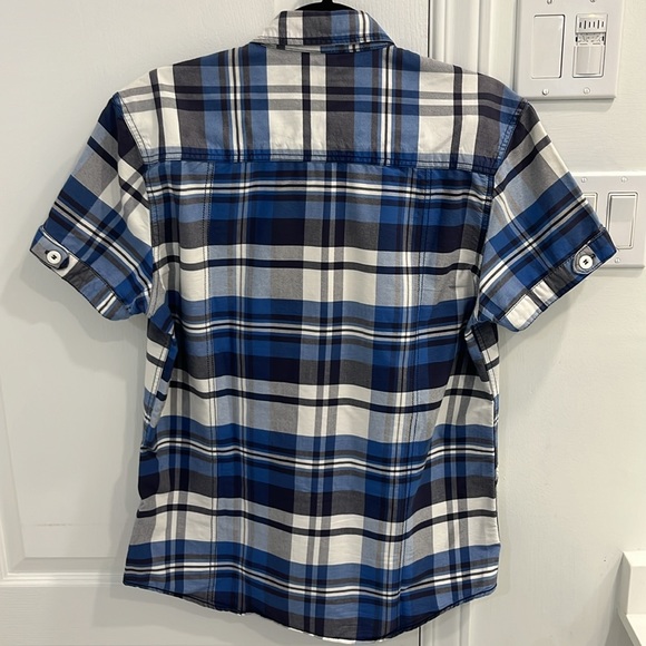 JACK & JONES - button shirt - size Large - blue - Picture 4 of 6